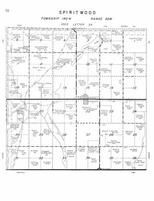 Spiritwood Township, Rush Lake, Island Lake, Nine Lake, Stutsman County 1958